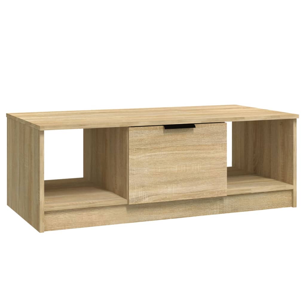 Sonoma oak coffee table 102x50x36 cm engineering wood