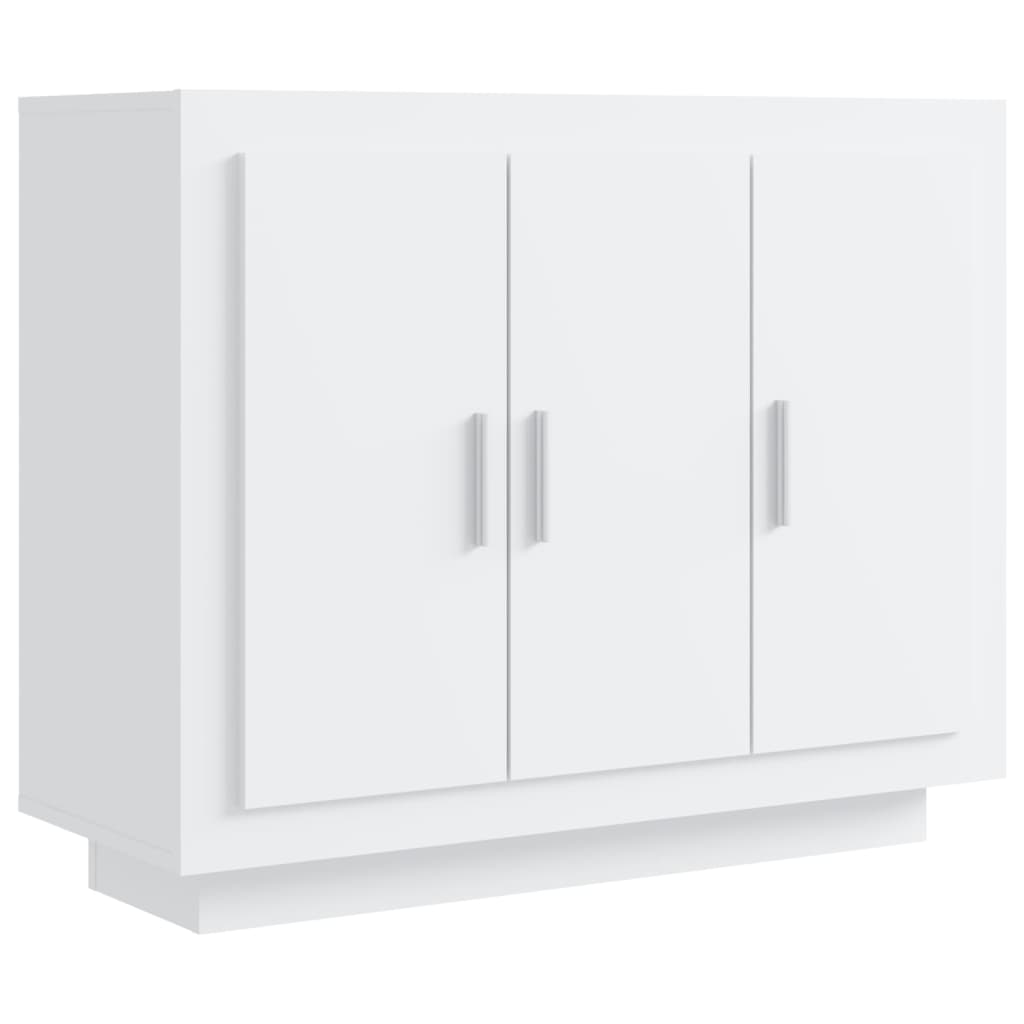 Brilliant white buffet 92x35x75 cm Engineering wood