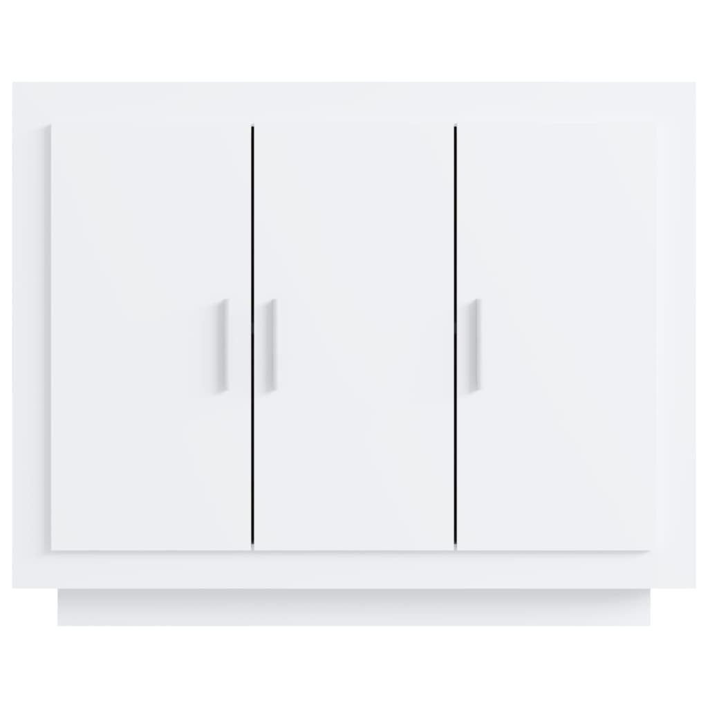 Brilliant white buffet 92x35x75 cm Engineering wood