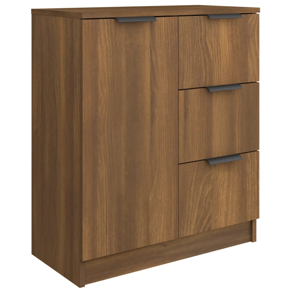 Brown oak buffet 60x30x70 cm engineering wood