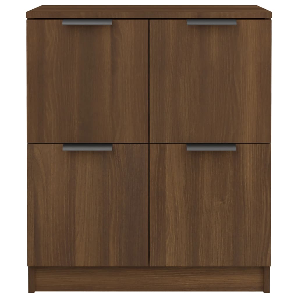 Buffet Chêne marron 60x30x70 cm Bois d'ingénierie