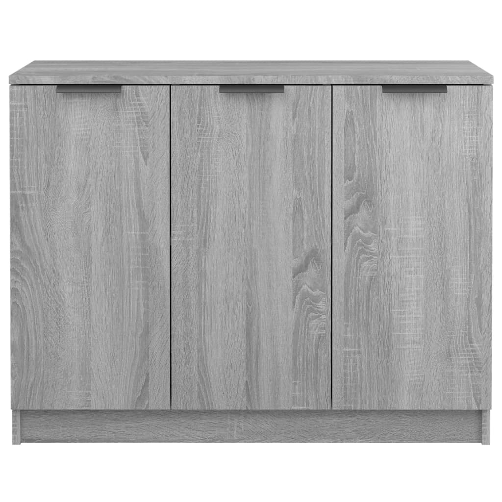 Graues Sonoma -Buffet 90.5x30x70 cm Ingenieurholz Holz