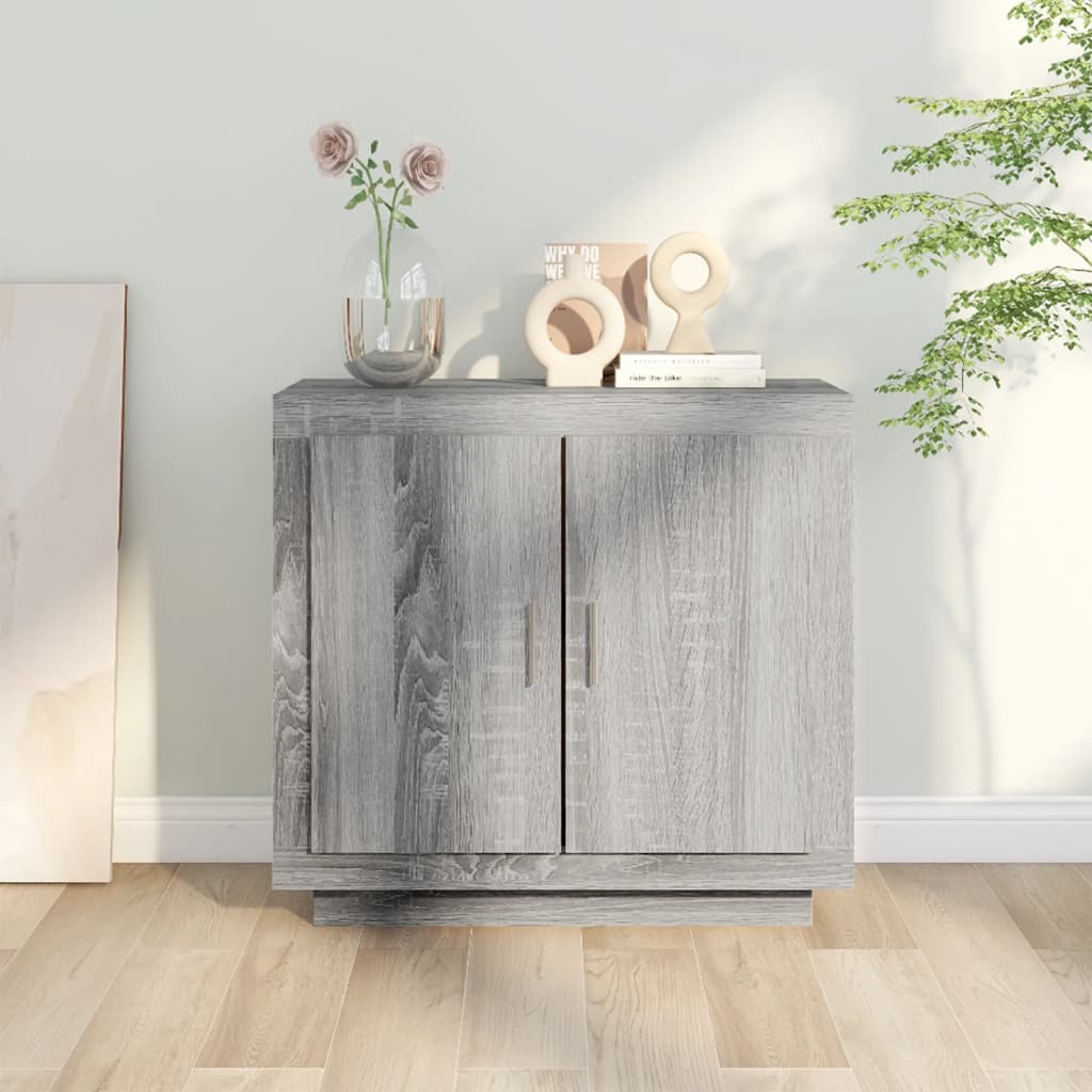 Sonoma gray buffet 80x40x75 cm engineering wood