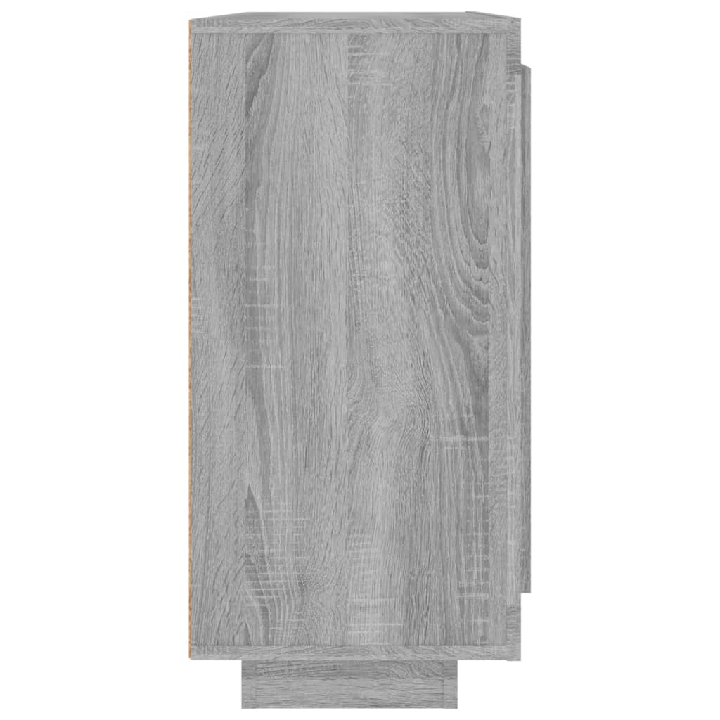 Graues Sonoma -Buffet 92x35x75 cm Engineering Holz
