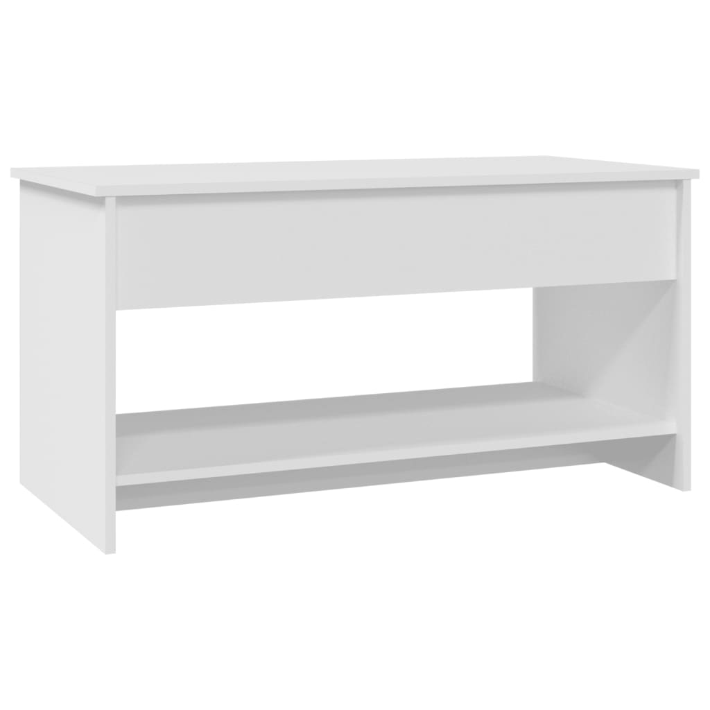 Tavolino Bianco 102x50x52,5 cm MDF