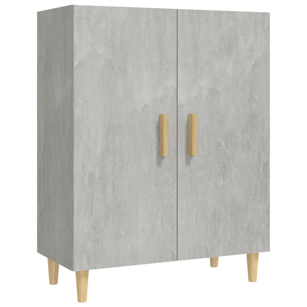 Betongrau -Buffet 70x34x90 cm Ingenieurholz