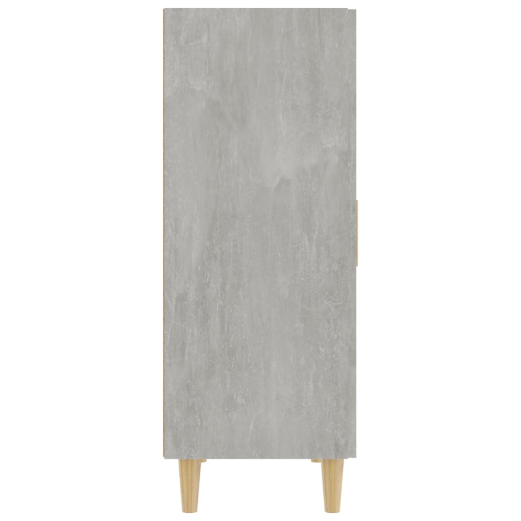 Credenza Grigio cemento 70x34x90 cm MDF