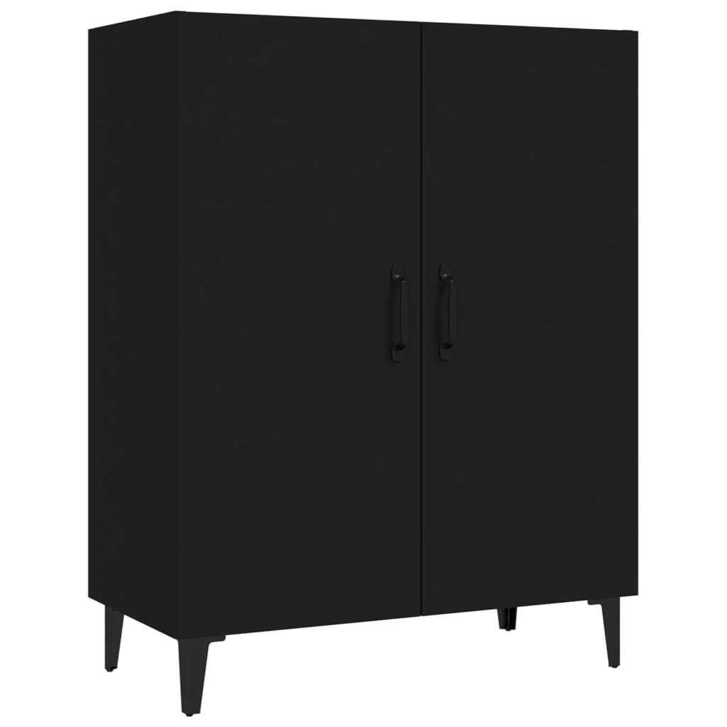 Buffet Noir 70x34x90 cm Bois d'ingénierie