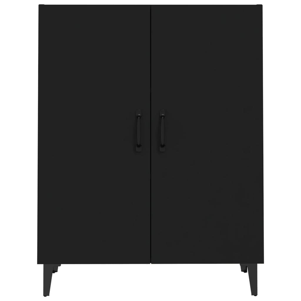 Buffet Noir 70x34x90 cm Bois d'ingénierie