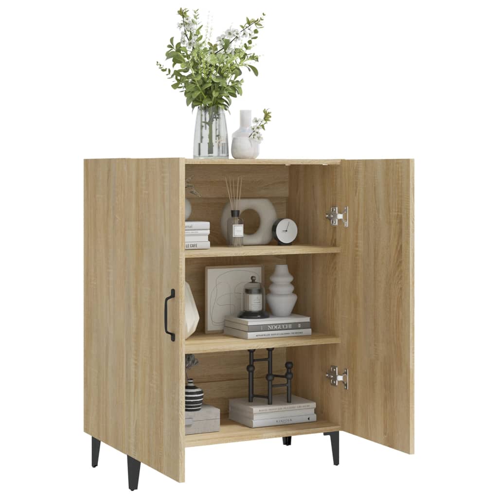 Credenza rovere Sonoma 70x34x90 cm MDF