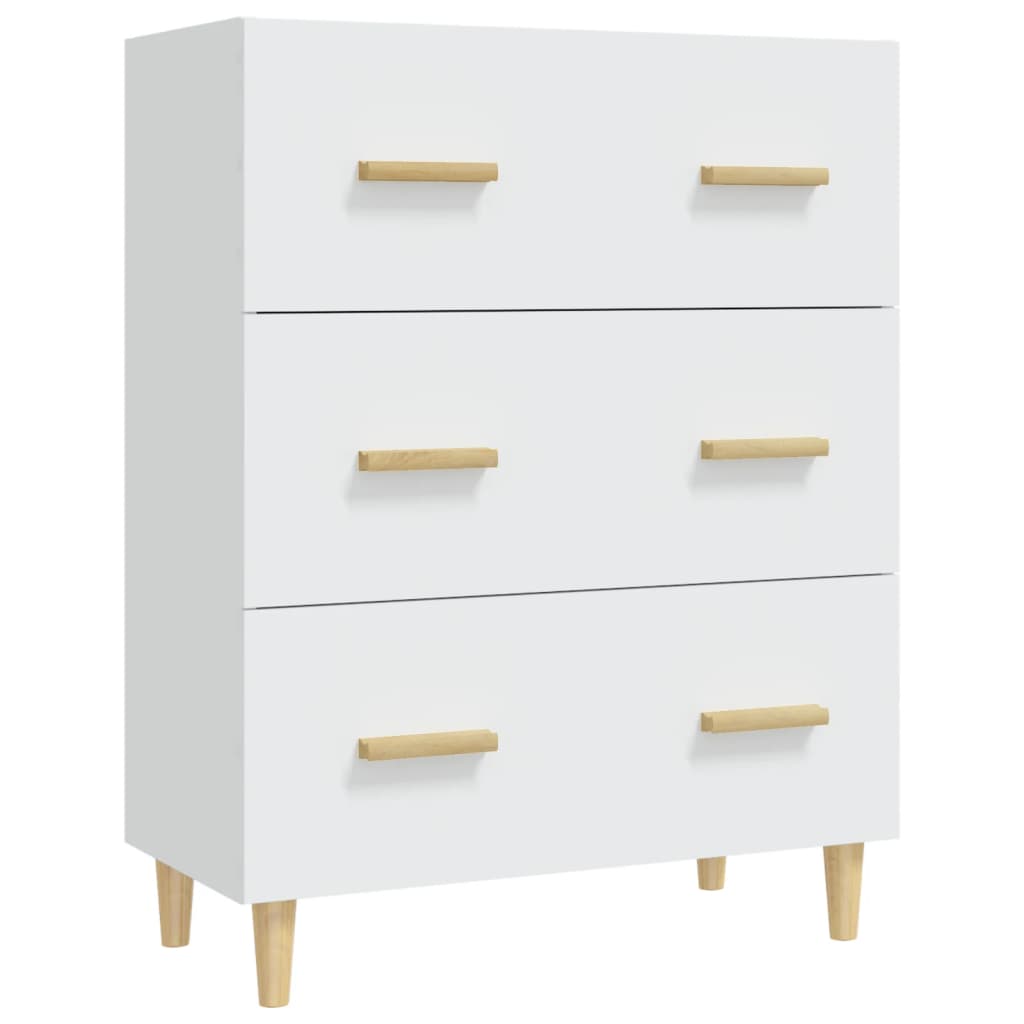 Credenza bianca 70x34x90 cm MDF