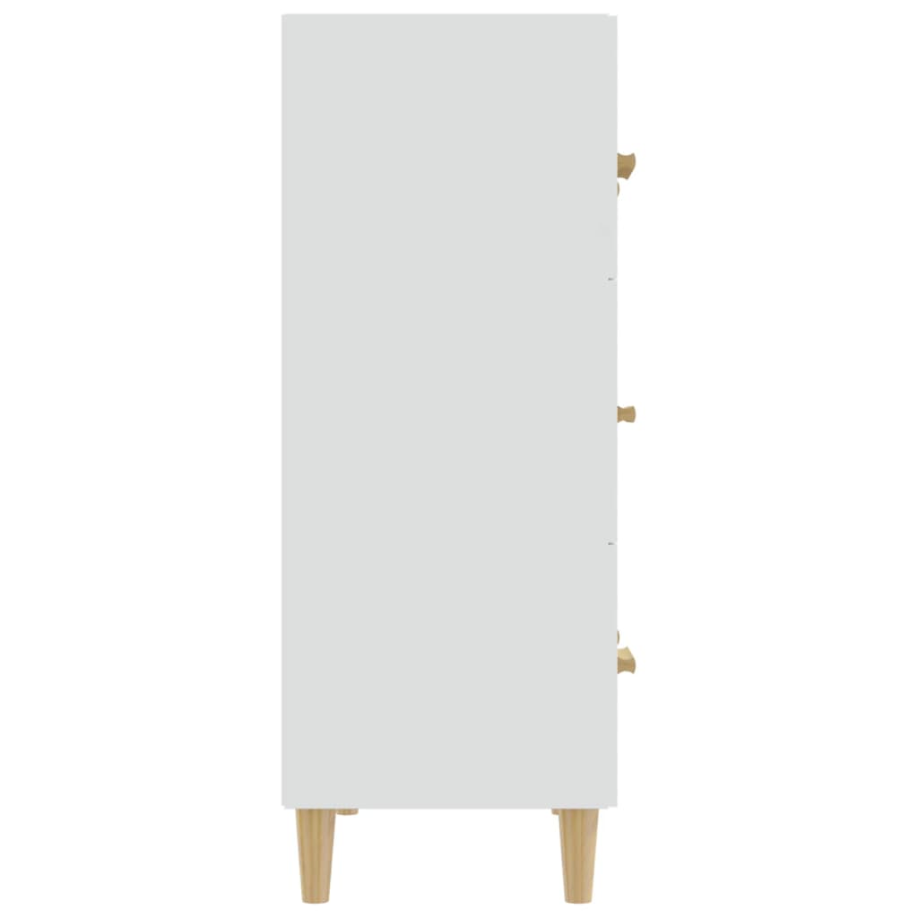 Credenza bianca 70x34x90 cm MDF