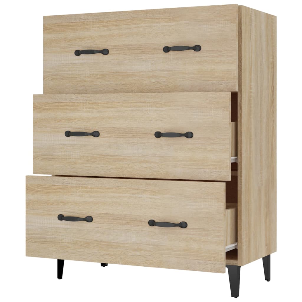 Sonoma oak buffet 69.5x34x90 cm engineering wood