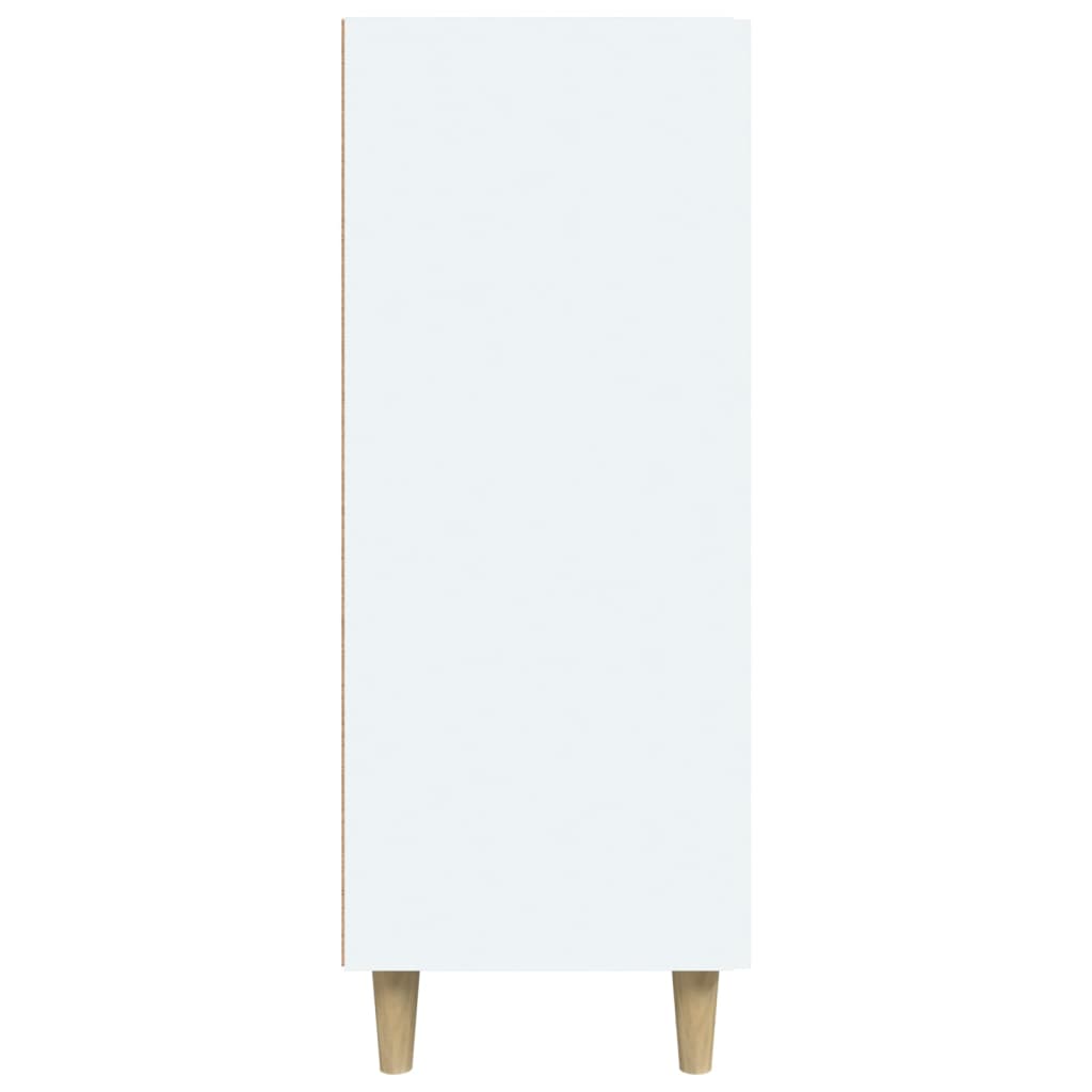 Credenza bianca 69,5x34x90 cm in derivati ​​del legno