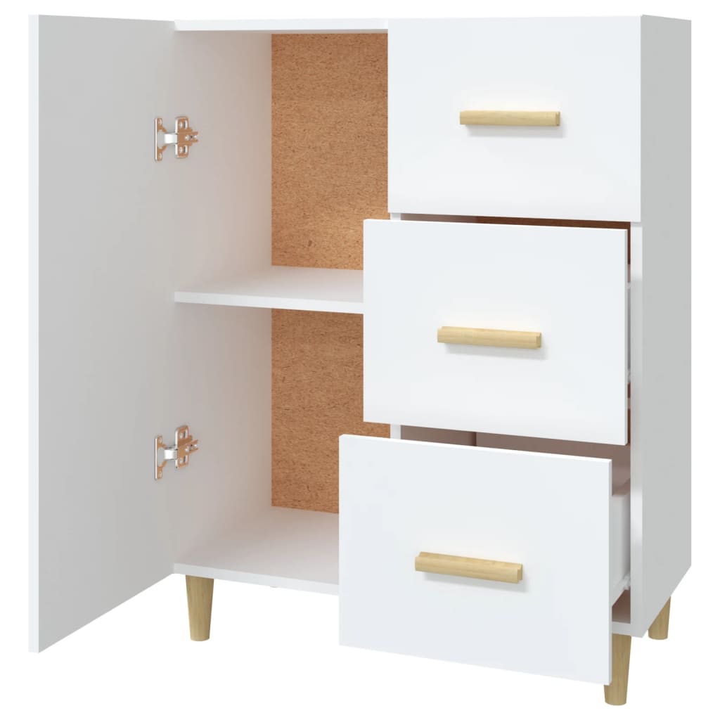 White buffet 69.5x34x90 cm Engineering wood