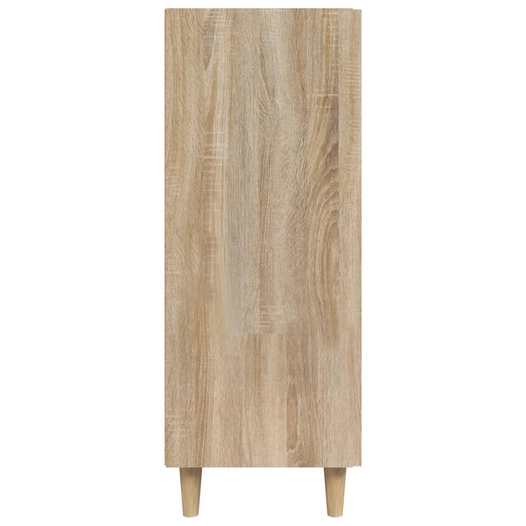 Buffet chêne sonoma 69,5x34x90 cm bois d'ingénierie