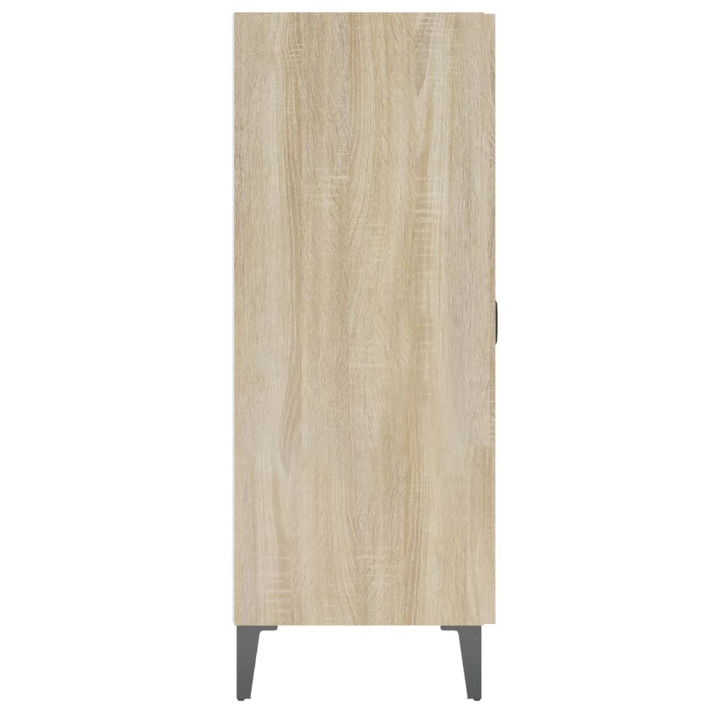 Buffet chêne sonoma 69,5x34x90 cm bois d'ingénierie