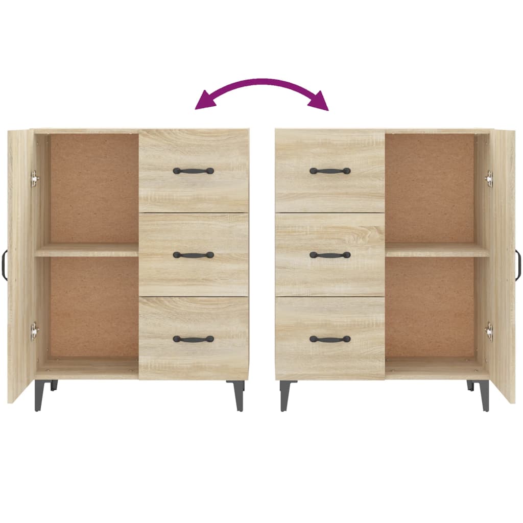 Sonoma oak buffet 69.5x34x90 cm engineering wood