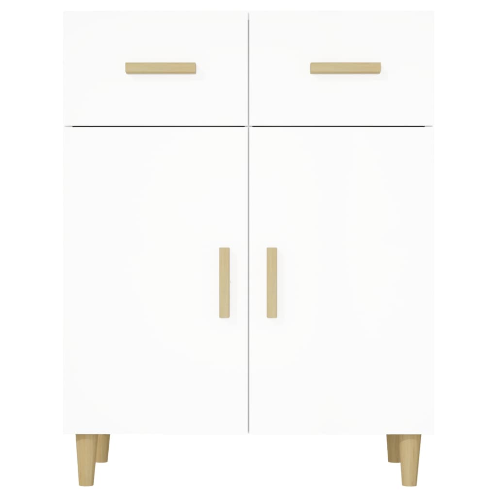 Buffet Blanc 69,5x34x89 cm Bois d'ingénierie