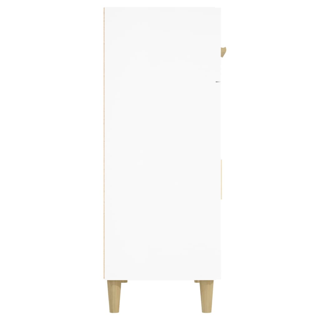 White buffet 69.5x34x89 cm Engineering wood