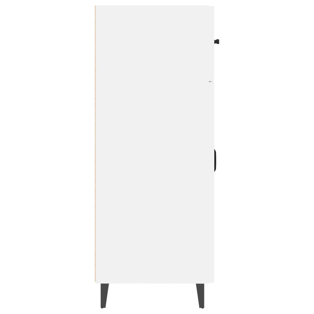 Credenza Bianco lucido 69,5x34x90 cm MDF