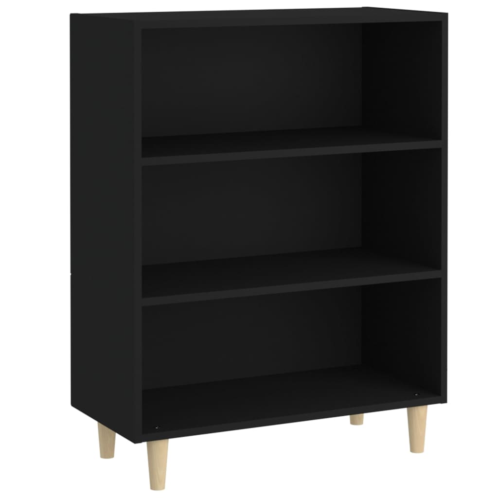 Black buffet 69.5x32.5x90 cm Engineering wood