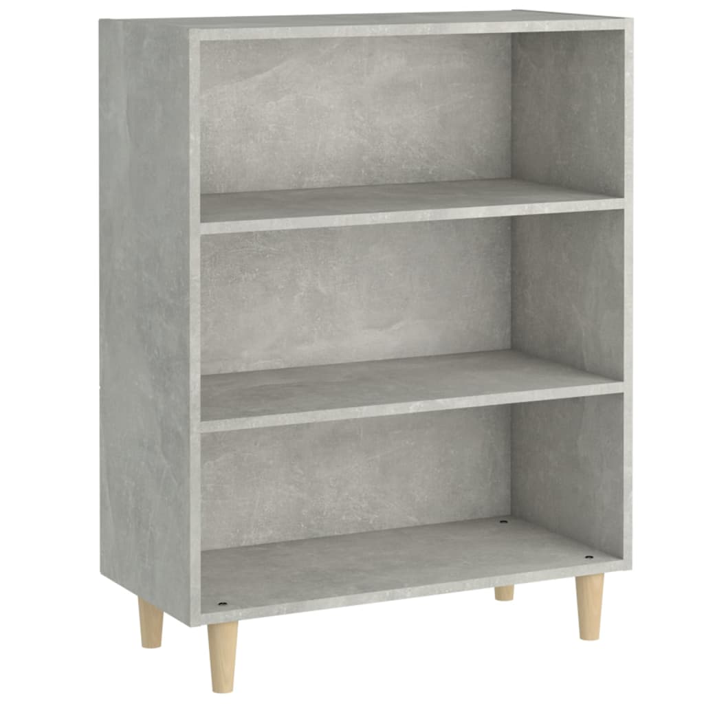 Credenza Grigio cemento 69,5x32,5x90 cm MDF