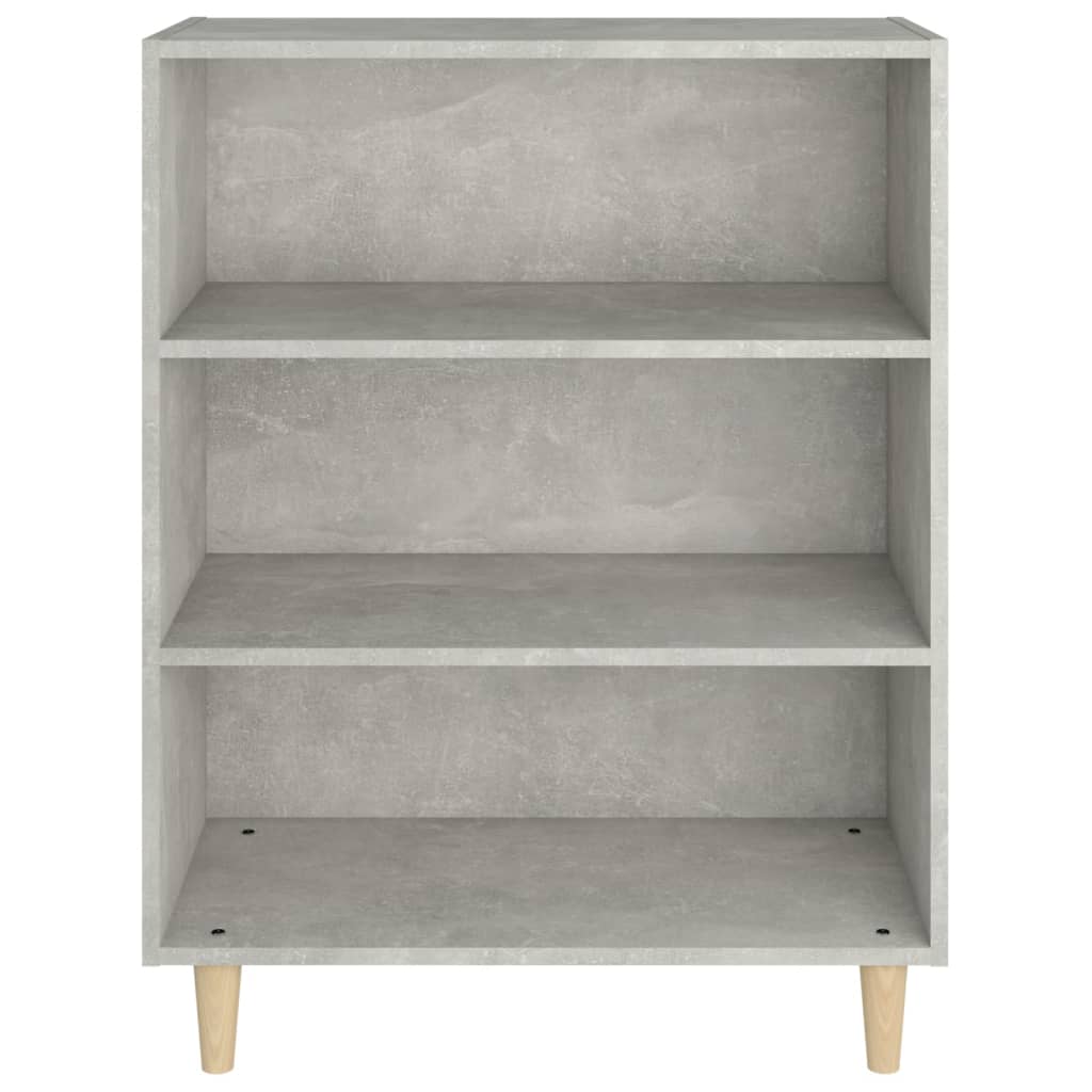 Credenza Grigio cemento 69,5x32,5x90 cm MDF