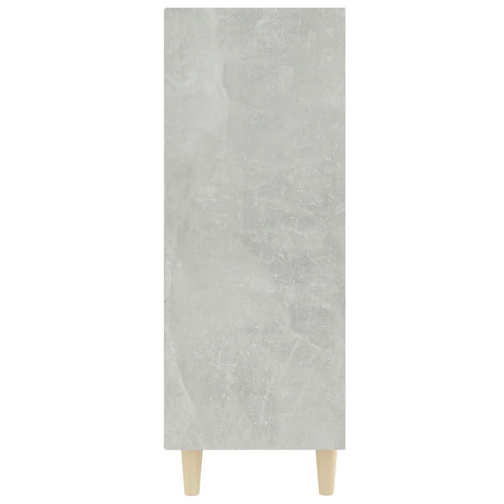 Buffet Gris béton 69,5x32,5x90 cm Bois d'ingénierie