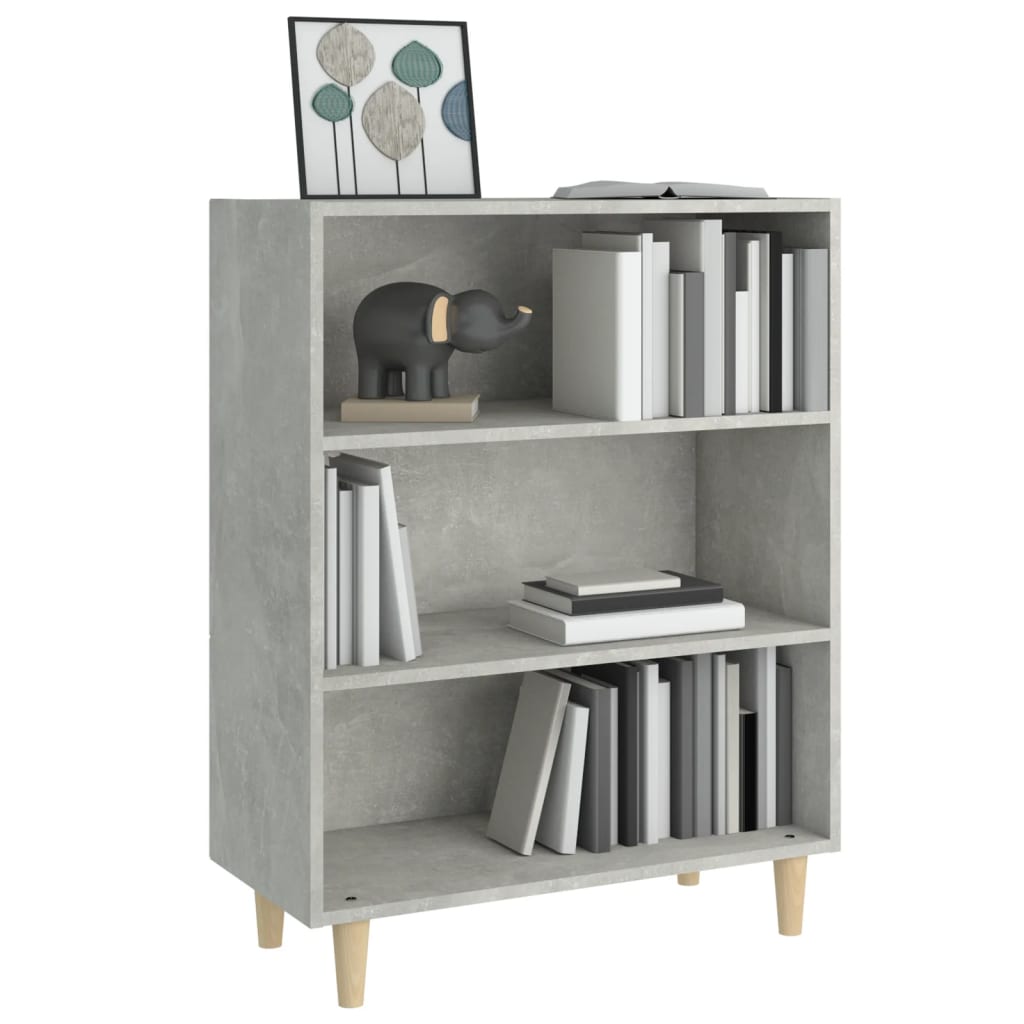 Credenza Grigio cemento 69,5x32,5x90 cm MDF