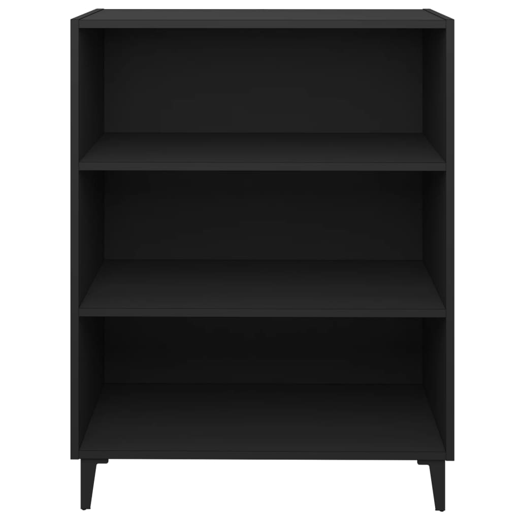 Black buffet 69.5x32.5x90 cm Engineering wood