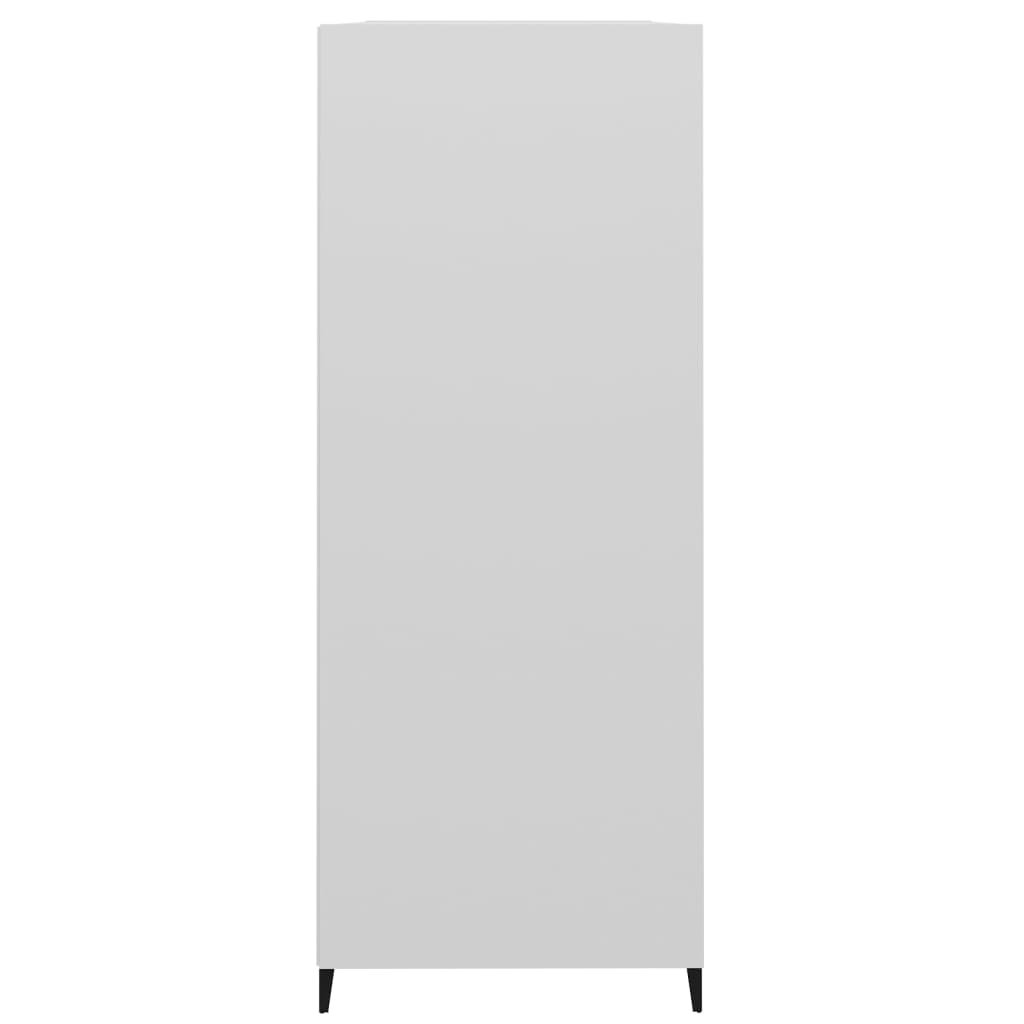 Credenza Bianco lucido 69,5x32,5x90 cm MDF