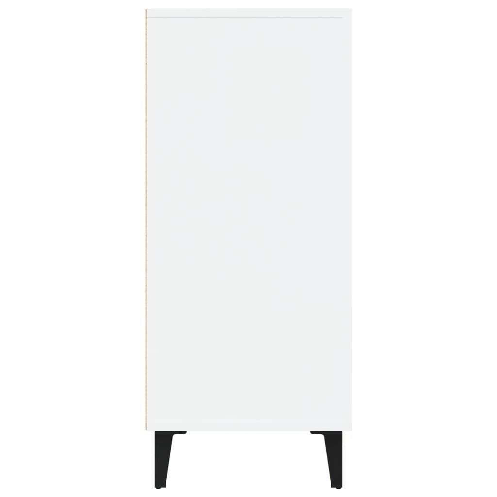 Brilliant white buffet 90x34x80 cm Engineering wood