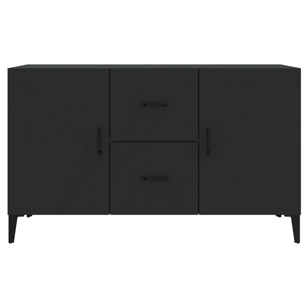 Black buffet 100x36x60 cm Engineering wood