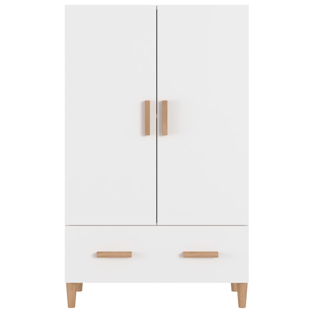 Buffet bianco 70x31x115 cm legno di ingegneria