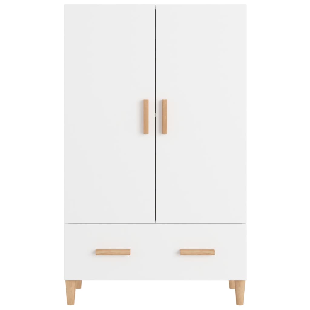 Brilliant white buffet 70x31x115 cm Engineering wood