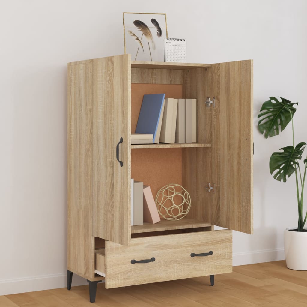 Sonoma Oak Buffet 70x31x115 CM Ingegneria Wood