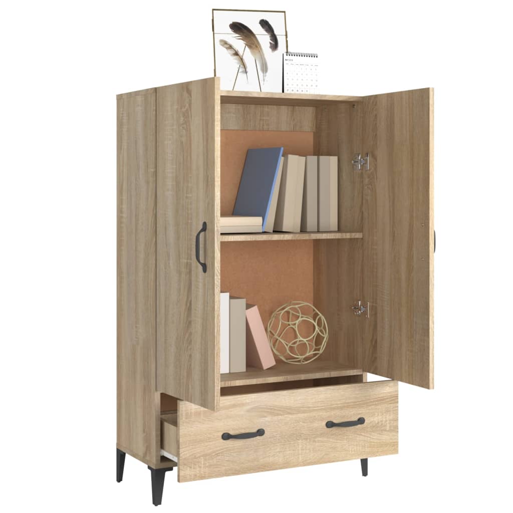 Sonoma oak buffet 70x31x115 cm engineering wood