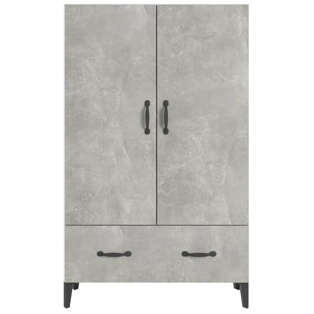 Concrete gray buffet 70x31x115 cm engineering wood