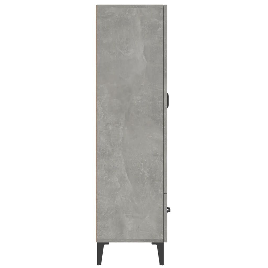 Concrete gray buffet 70x31x115 cm engineering wood