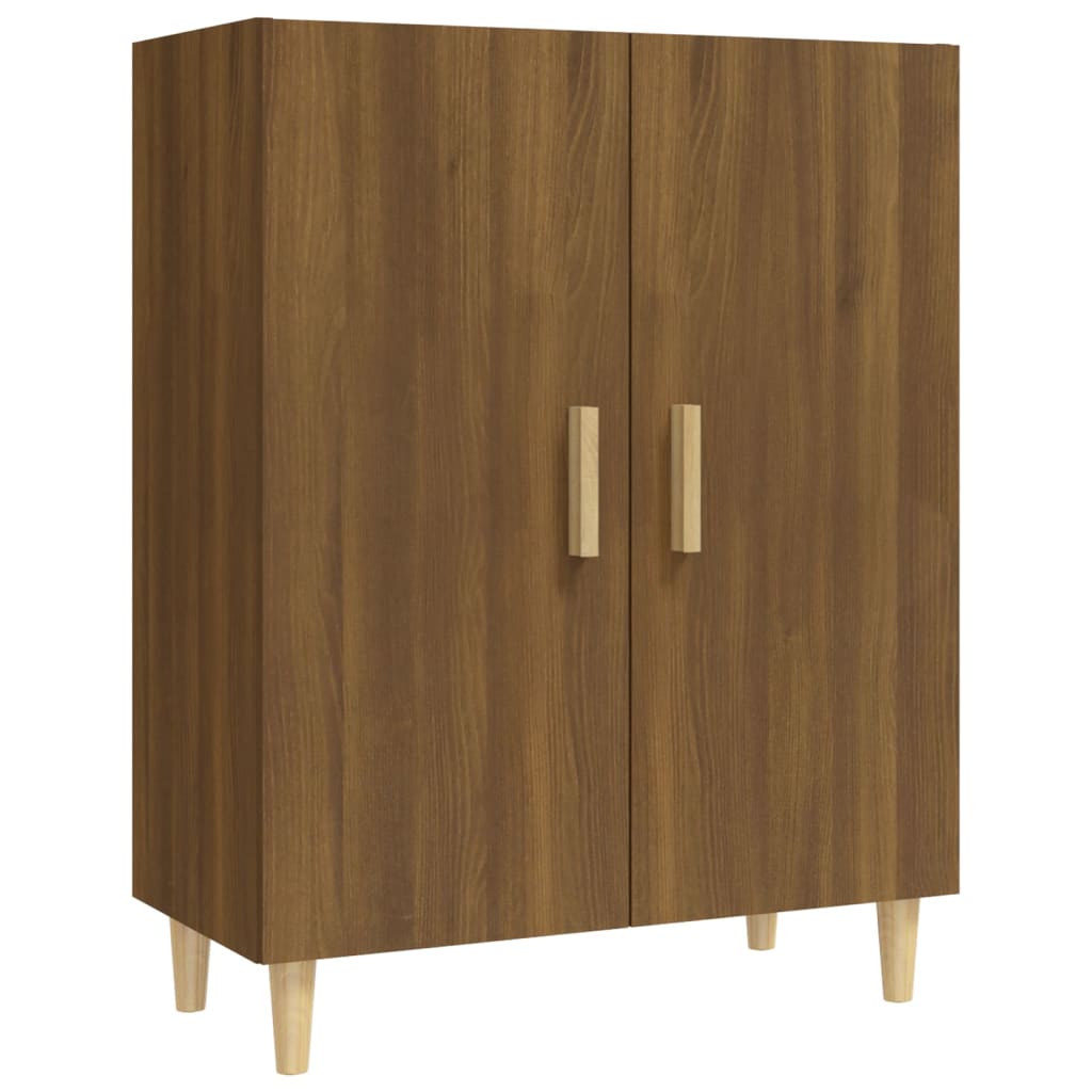 Buffet Chêne marron 70x34x90 cm Bois d'ingénierie