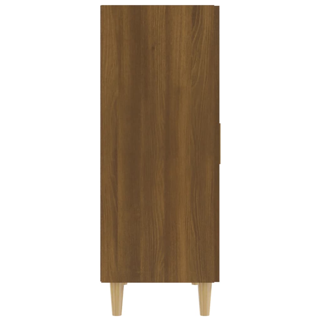 Buffet Chêne marron 70x34x90 cm Bois d'ingénierie