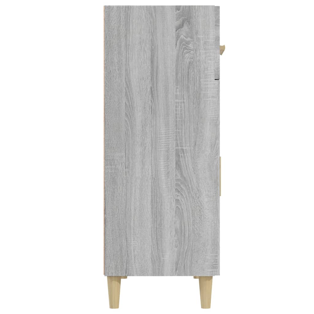 Graues Sonoma -Buffet 69.5x34x89 cm Engineering Holz