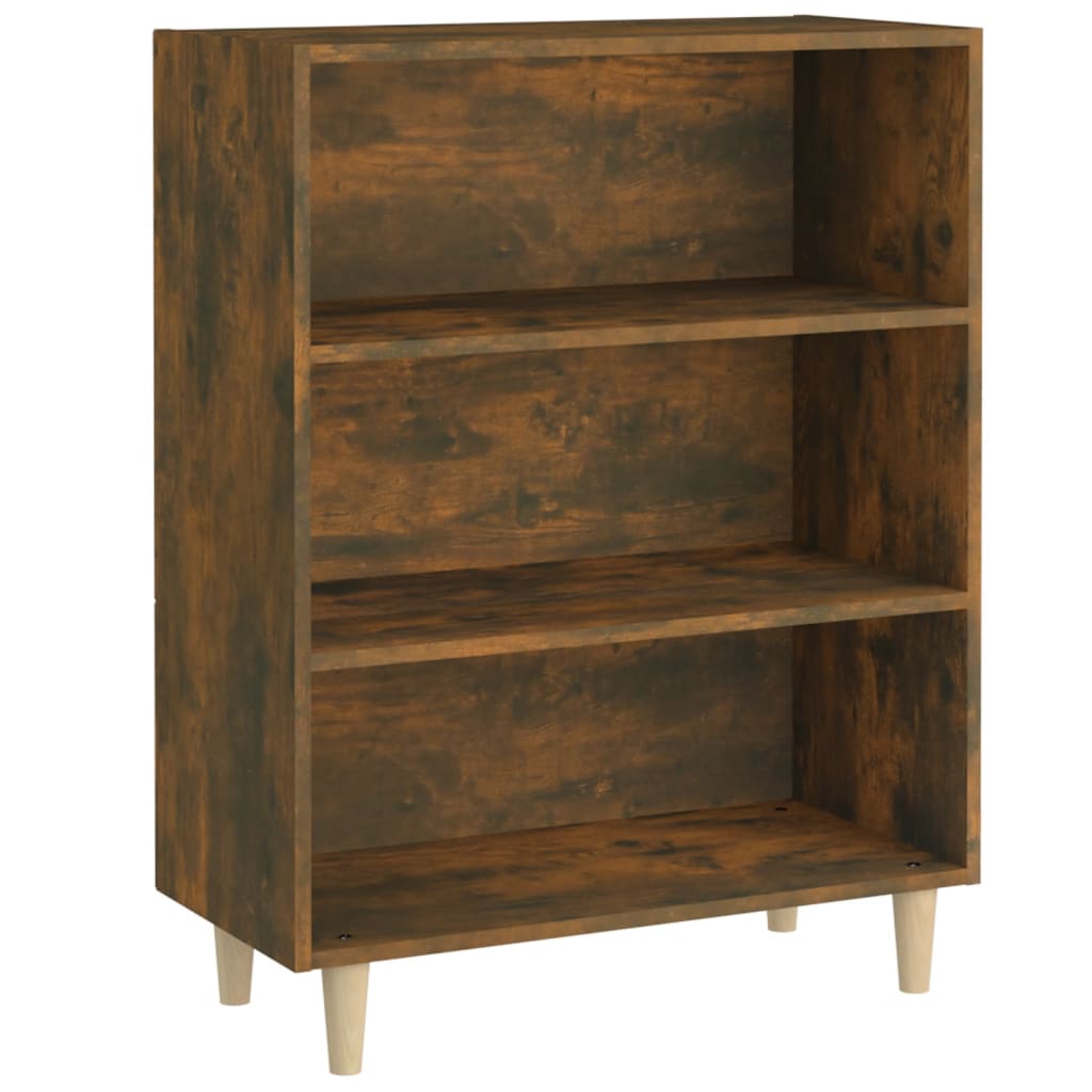 Buffet Chêne fumé 69,5x32,5x90 cm Bois d'ingénierie