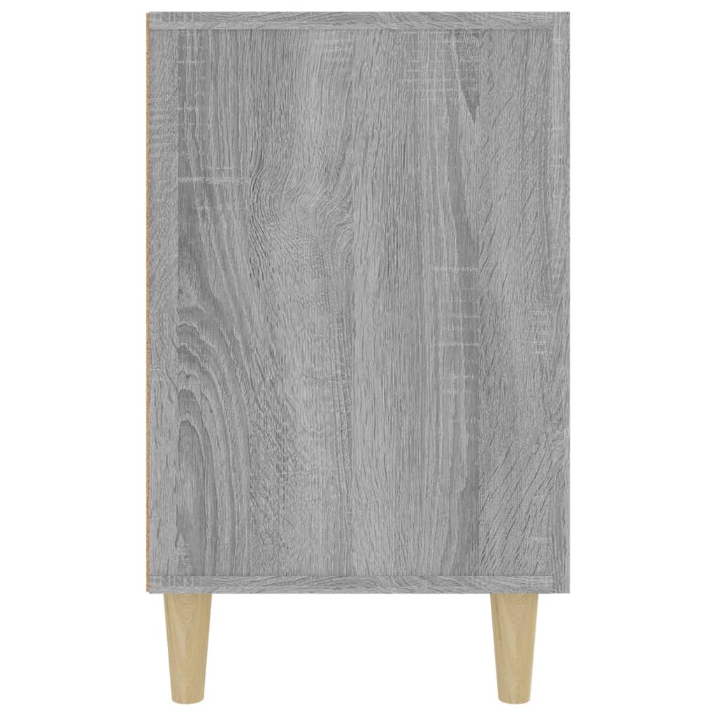 Credenza Sonoma grigia 100x36x60 cm in derivati ​​del legno