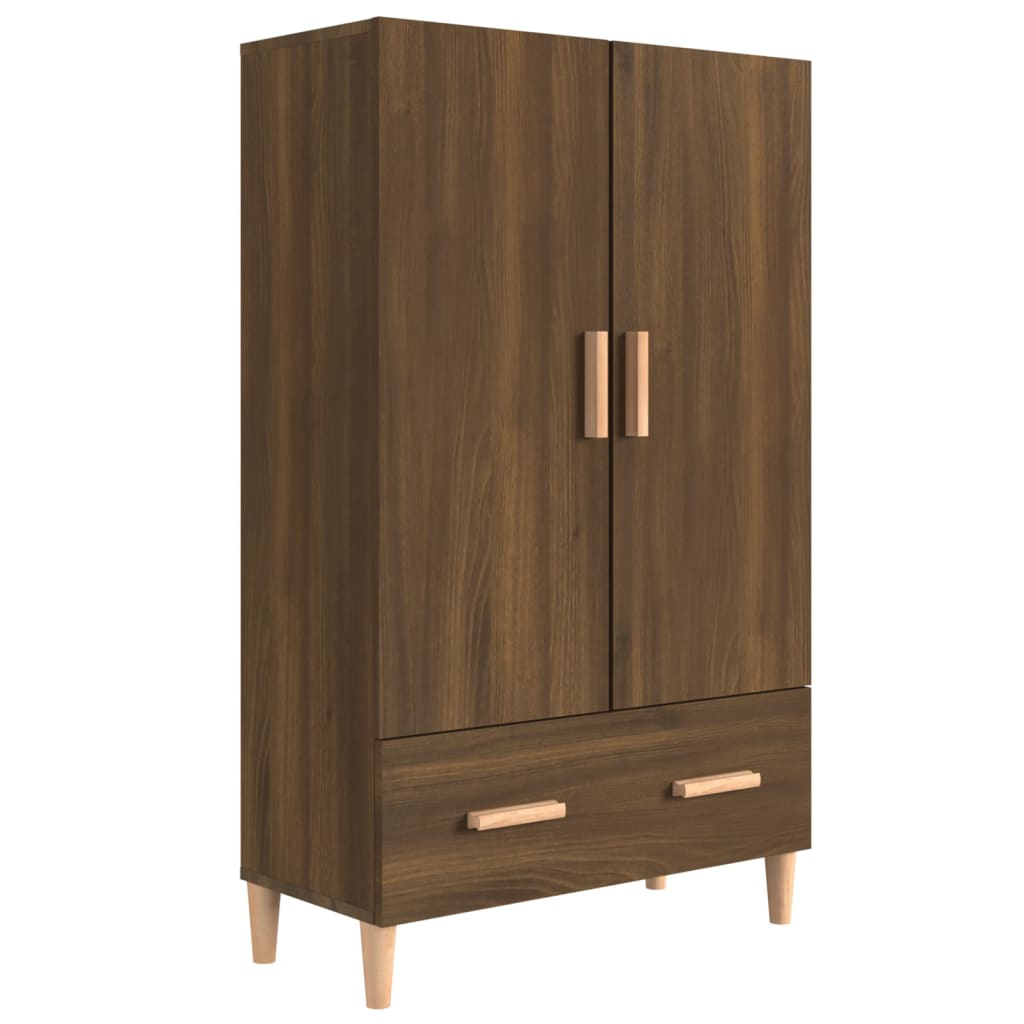 Buffet Chêne marron 70x31x115 cm Bois d'ingénierie