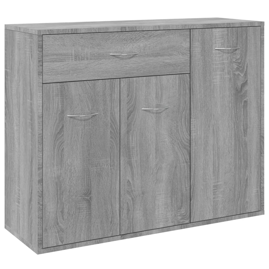 Buffet Sonoma gris 88x30x70 cm Bois d'ingénierie