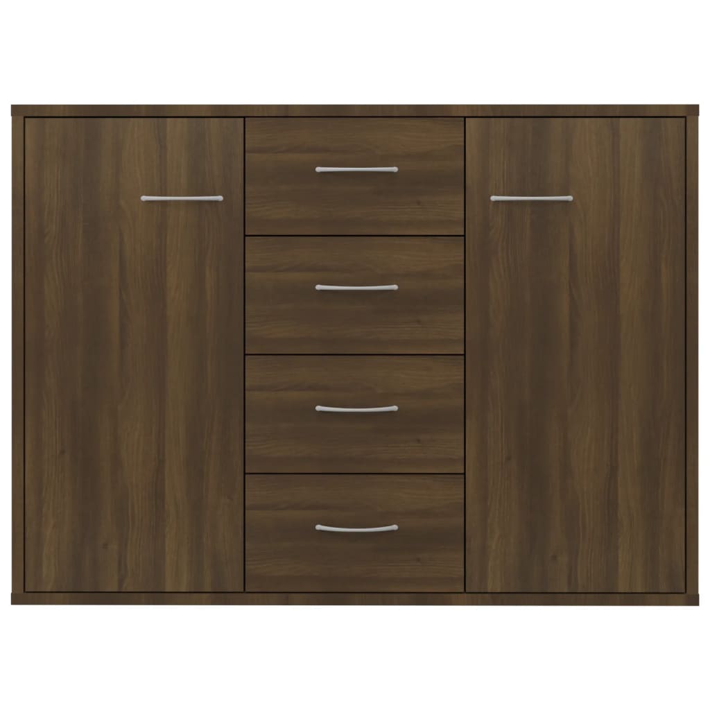 Buffet brown oak 88x30x65 cm Engineering wood