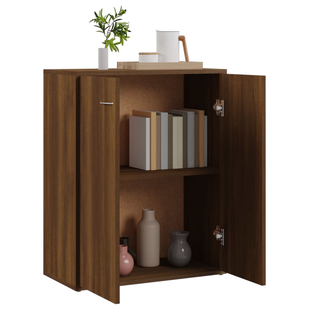 Brown Eiche Buffet 60x30x75 cm Ingenieurholz Holz