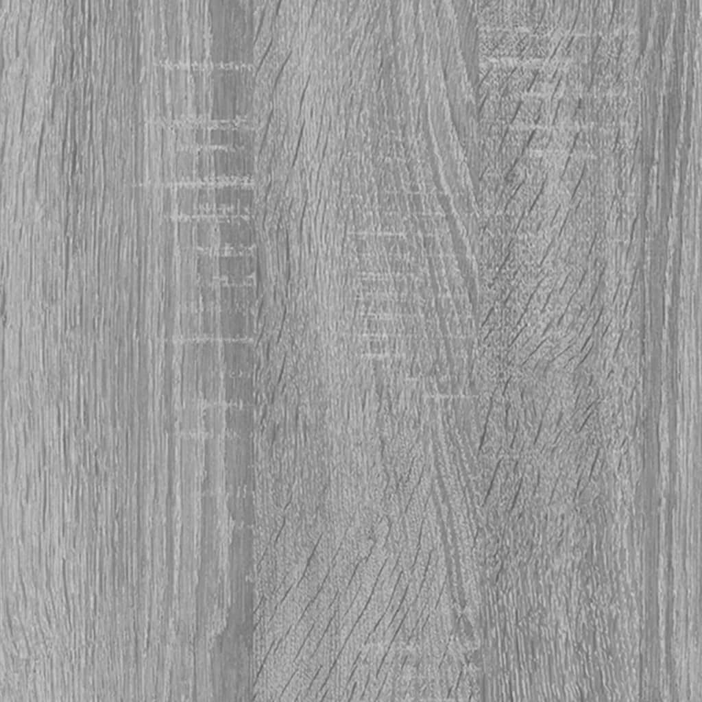 Armoire à CD Sonoma gris 102x23x89,5 cm Bois d'ingénierie